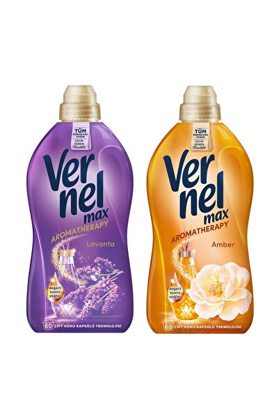 Vernel Max Aromatherapy 1440 ml Lavanta ve Amber 2 li Paket
