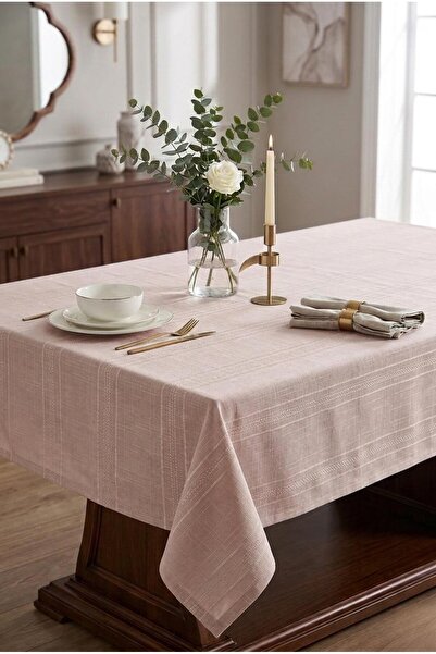 Komana Art Stain Resistant Liquid Slider Tablecloth - Luxurious Looking Recta...