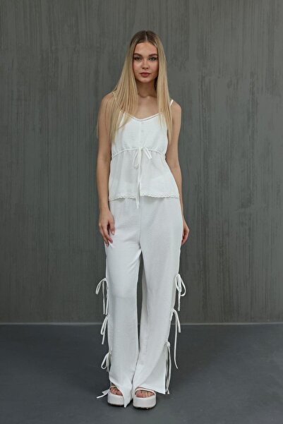 Hiccup JANES Komplet dvostrukog odela bez rukava sa V-izrezom i detaljima vez...