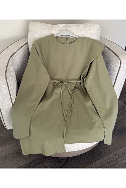 MODA ŞAL DETAYLI GÖMLEK