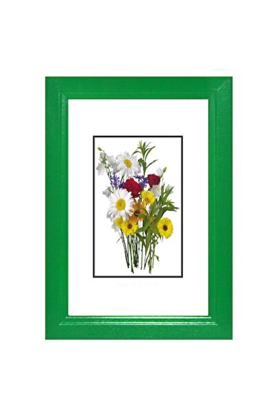 Nasticom Classic wooden photo frame, 25 x 38 cm, Green, Romanian Product