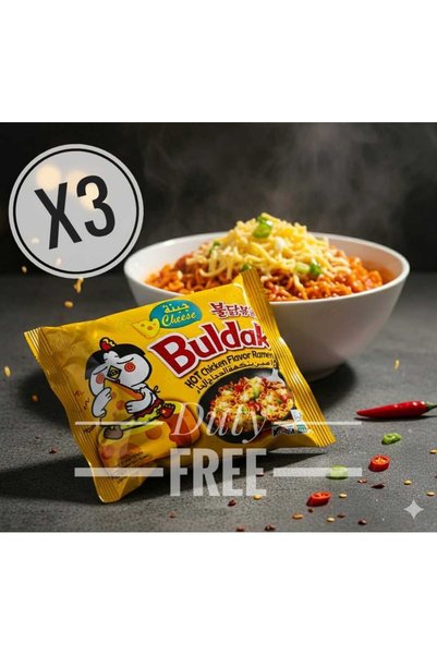 hijazigroup Hot chicken ramen cheese 140 GR (3adet)