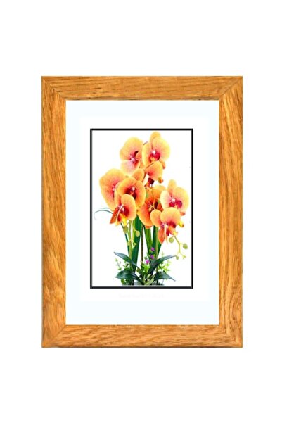 OEM Classic wooden photo frame A4, 21 x 30 cm, Natural oak, Romanian product