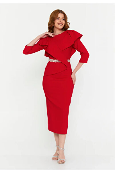 Ejolie Scarlet red dress