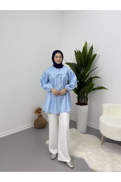 VOLT CLOTHİNG Gathered Waist Shirt