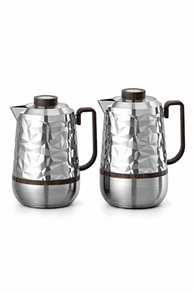 Urbanza Set of 2 Stainless Steel Vacuum Flask Thermal Coffee & Tea Pot Insula...
