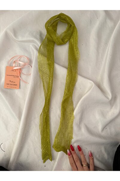 Nurcanilirboutique وشاح وينكس فلولا الأخضر