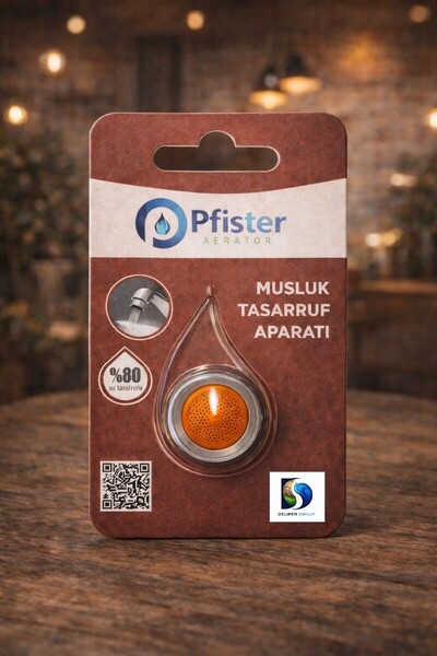 DELİFER GROUP YERLİ DELİFER YAĞMURLAMA MUSLUK TASARRUF APARATI M22-M24 PERLATÖR