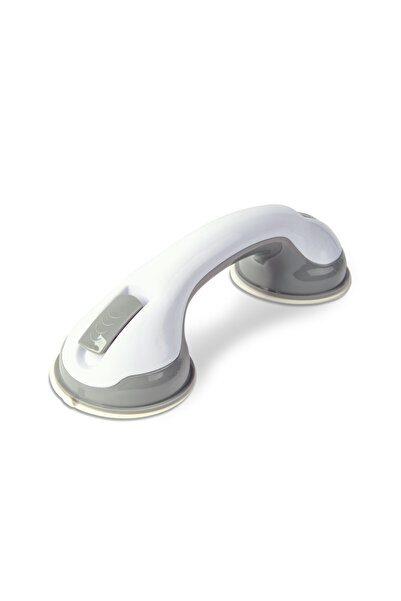 Bewello Mâner pentru baie – cu ventuză – plastic – alb – 30 cm