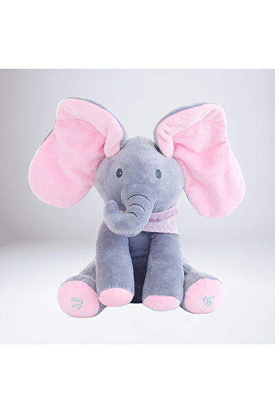 Universul Jucăriilor Elefant interactiv Cucu-Bau copii, pluș animat urechi mo...