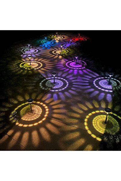 Garden of Eden Lampă solară - 1 + 1 alb cald / RGB SMD LED - negru - 53 x 11,...