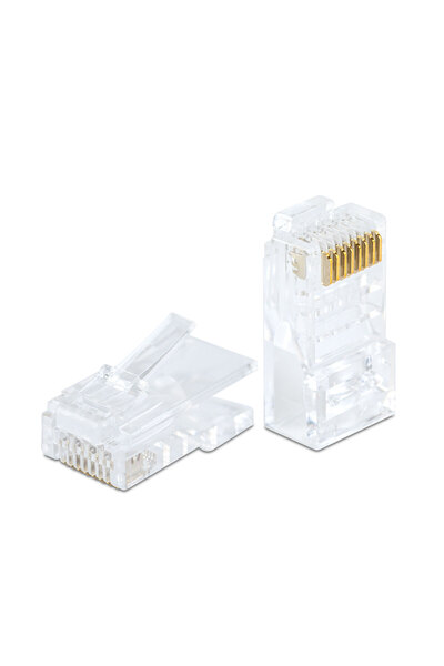 DELIGHT Mufă modulară 8P8C – passthrough – UTP CAT6 RJ45