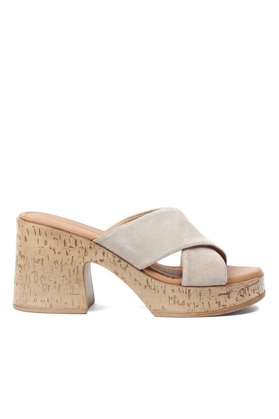 Deripabuc Справжня шкіра, норка, замша, жіночі шкіряні тапочки DP26-26157