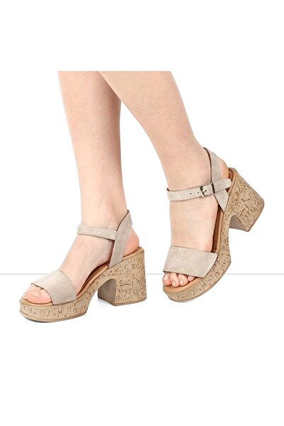 Deripabuc Genuine Leather Mink Suede Women Leather Sandals Dp26-26158