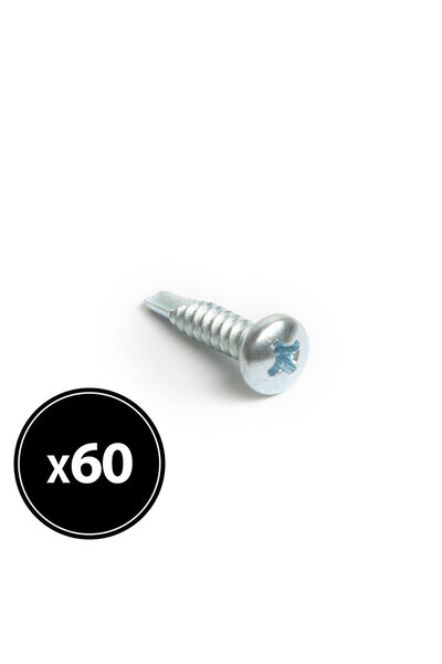 Handy Self-drilling flat head sheet metal screw – 4.2 x 19 mm – 60 pieces / pack