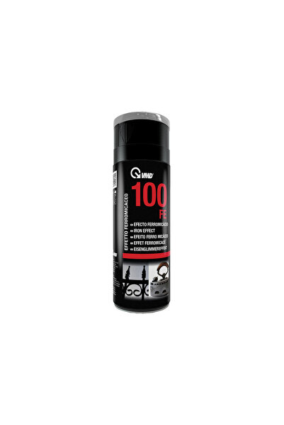 VMD Spray de vopsea negru strălucitor pentru metale - 400 ml