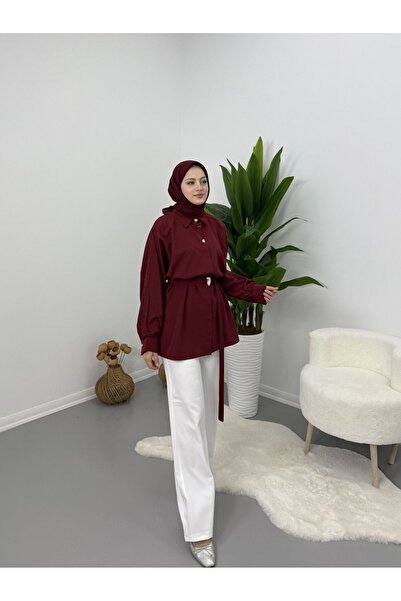 VOLT CLOTHİNG Gold Belt Detail Shirt