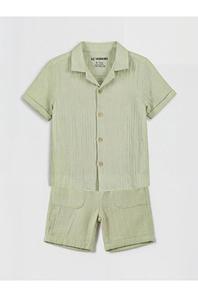 LC Waikiki Зелена сорочка та шорти для хлопчиків від GÜLİS GİYİM