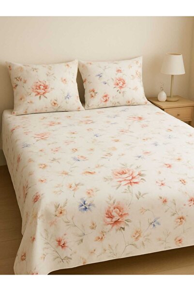 OEM Bed set - Fitted sheet 220x240cm+2 pillowcases 50x70cm, made of 100% Cott...