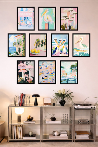 UNT Κουζίνα με εμφάνιση πλαισίου 10 στοιχείων |   Σύγχρονος |   Σετ ζωγραφική...