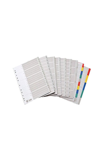 Bafix فواصل رقم 1-31 بلاستيك A4