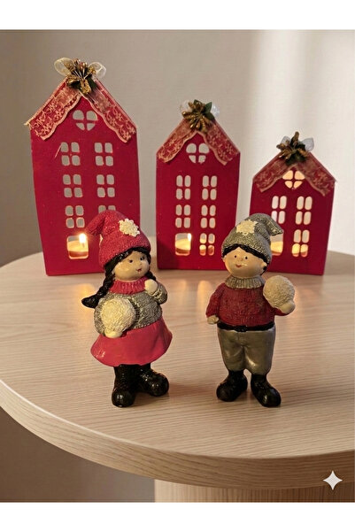 Zedef Tasarım 3 boy mumluk ev kız erkek set