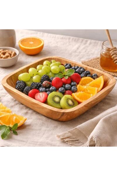 SPR صحن تقديم خشب Natural Wood Serving Plate