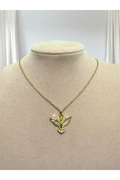 Madam Bikan قلادة فينيكس ذهبية اللون