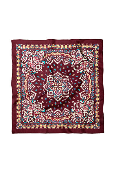 Sultan İpek Ethnic Shawl Patterned Scarf / Bandana 70X70Cm