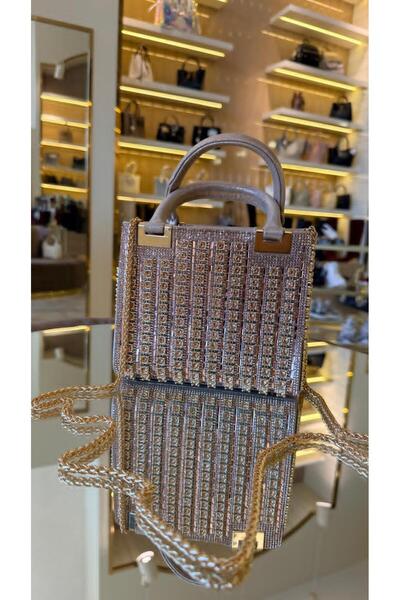 KRISTE BELL Imported Rosegold Stone Model Women's C Bag 27183