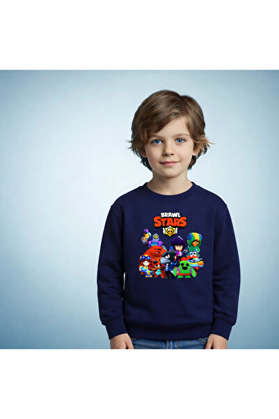 Efendioğlu Design Dukserica Brawl Stars Štampano Pamuk dečija dukserica