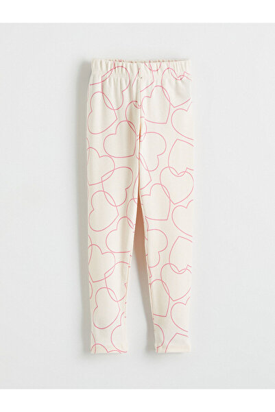 LC Waikiki Colanți pentru fete Özmarka Yeni Sezon Kalp cu imprimeu