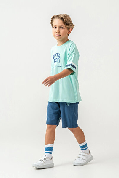 SS HOME CONCEPT بدلة برمودا للأولاد من يو إس بولو 2414-4