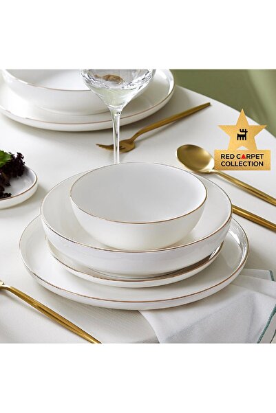 SP Karaca Red Carpet Collection Stream Bone Favaro 60 Parça 12 Kişilik Yemek ...