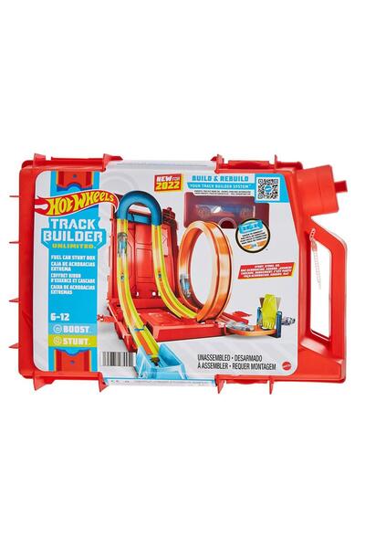 HOT WHEELS Track Builder Benzin Bidonu Akrobasi Seti