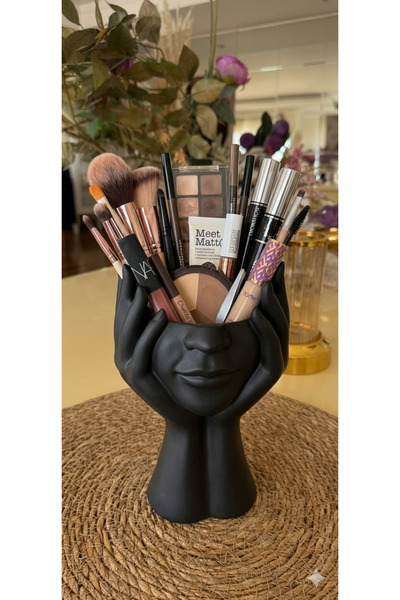 DM MAKYAJ FIRÇALIK 3D DEKORATİF MASA ORGANİZER 15 CM