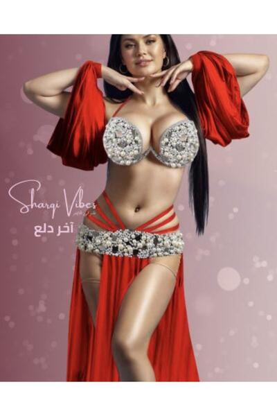 Sharqi Vibes Oriental Belly Eastern Dance Outfit Costume Suit - Miraya
