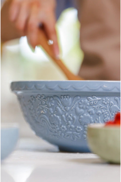 MyBalliStore Mason Cash Home To Roost S18 Mixing Bowl 26 Cm Mavi Karıştırma K...