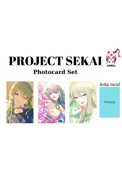 Hara Company Project Sekai Kusanagi Nene Photocard Seti / Koleksiyon Kartı Seti