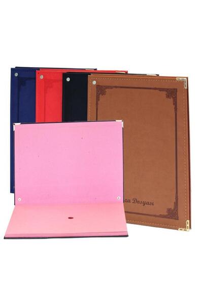 Önder İmza Dosyası ( Defteri ) Lüx Termo Deri Kapaklı 12 Li Siyah 7100-3