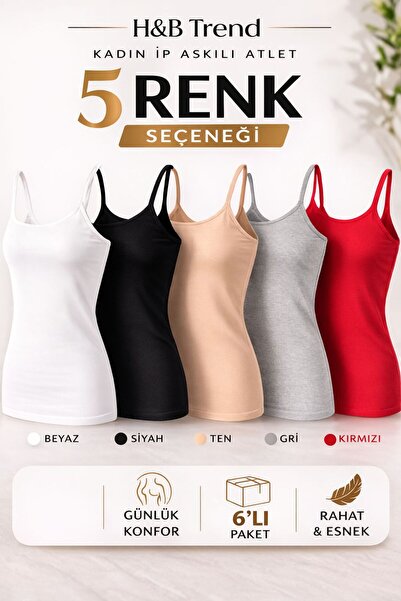 Tutku Ip Askılı Atlet 5 Pieces