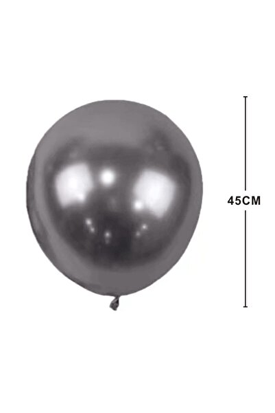 MP Mirific Party Set of 10 Chrome Silver Balloons for Special Occasions