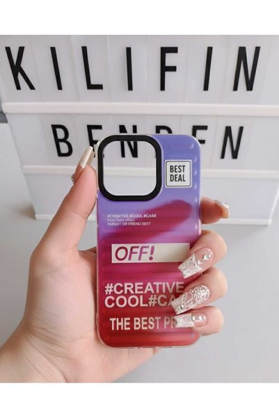 kılıfınbenden Iphone 13 pro gradient coating 3 case model