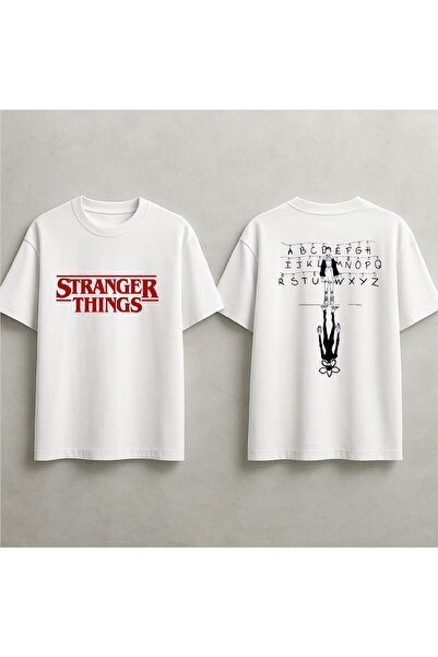 ELFERA stranger thıngs BASKILI UNİSEX T-SHIRT