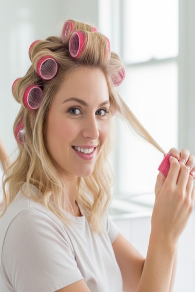 CAŞ DEKORASYON Set od 6 komada malih uvijača crvene boje