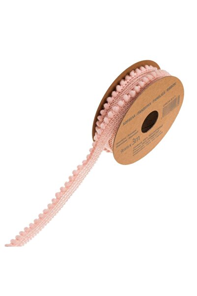 OEM Pink Ribbon with Pink Pompom 3mx9mm