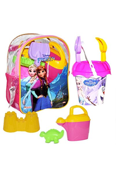 Frozen Dede Oyuncak Resimli Sırt Çantalı Plaj Set
