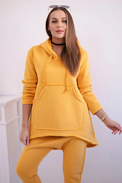 Kesi Set pantaloni largi muștar