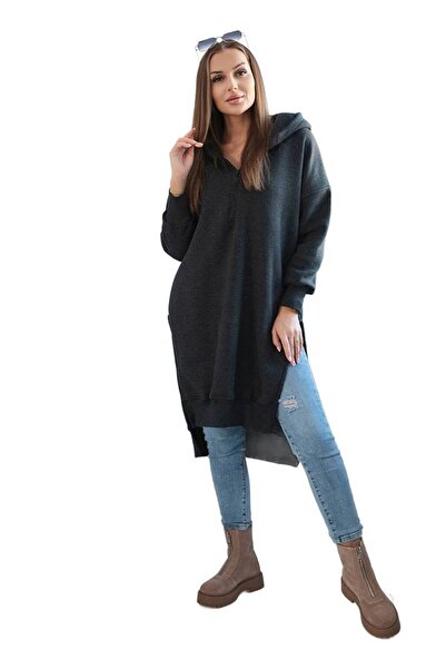 Kesi Hanorac termoizolant cu fante laterale, grafit