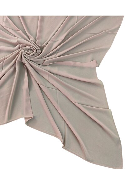 mim eşarp Enba Dubai Solid Color Large Size Scarf 120X120 cm - Stone